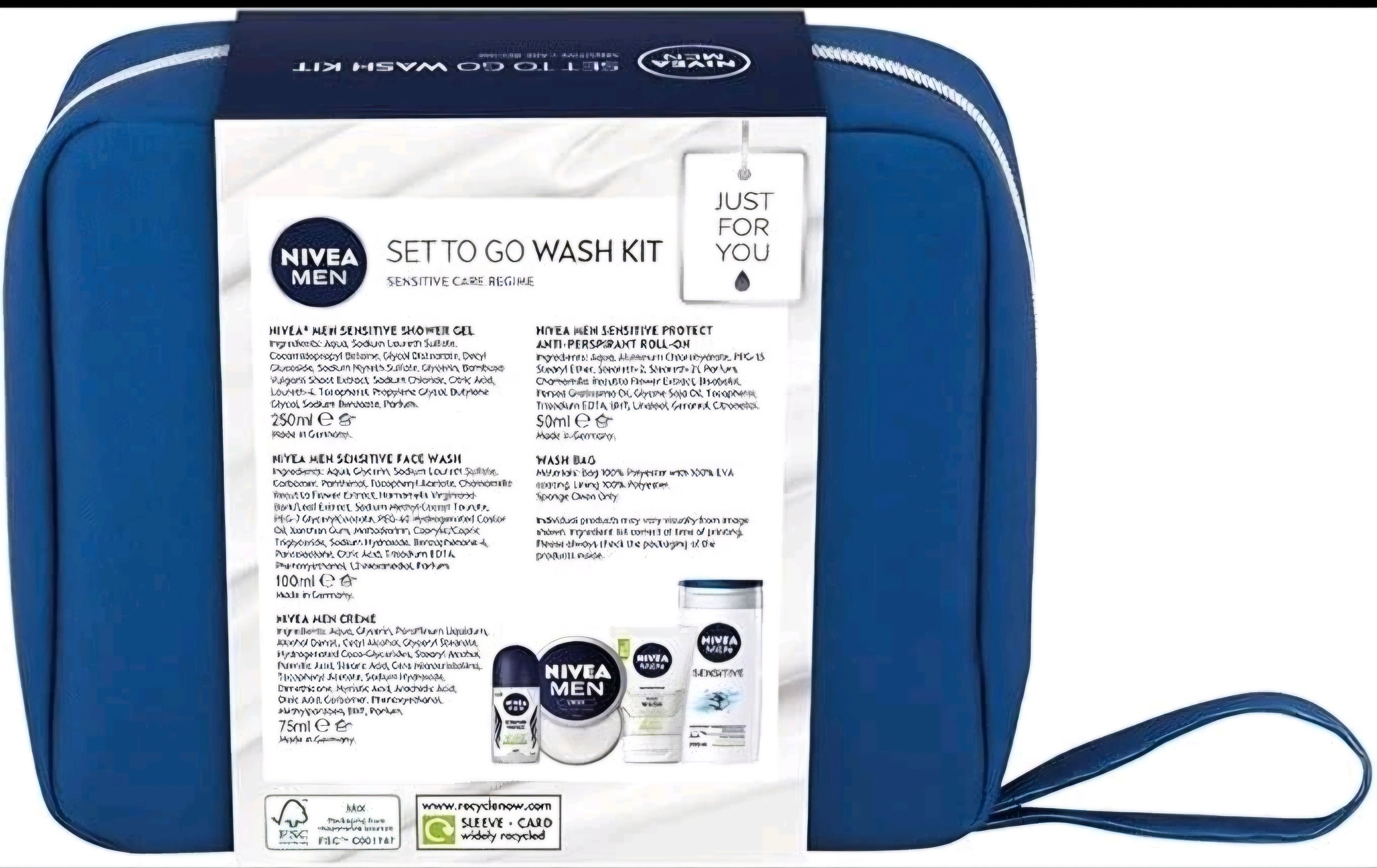 Nivea men wash kit gift set