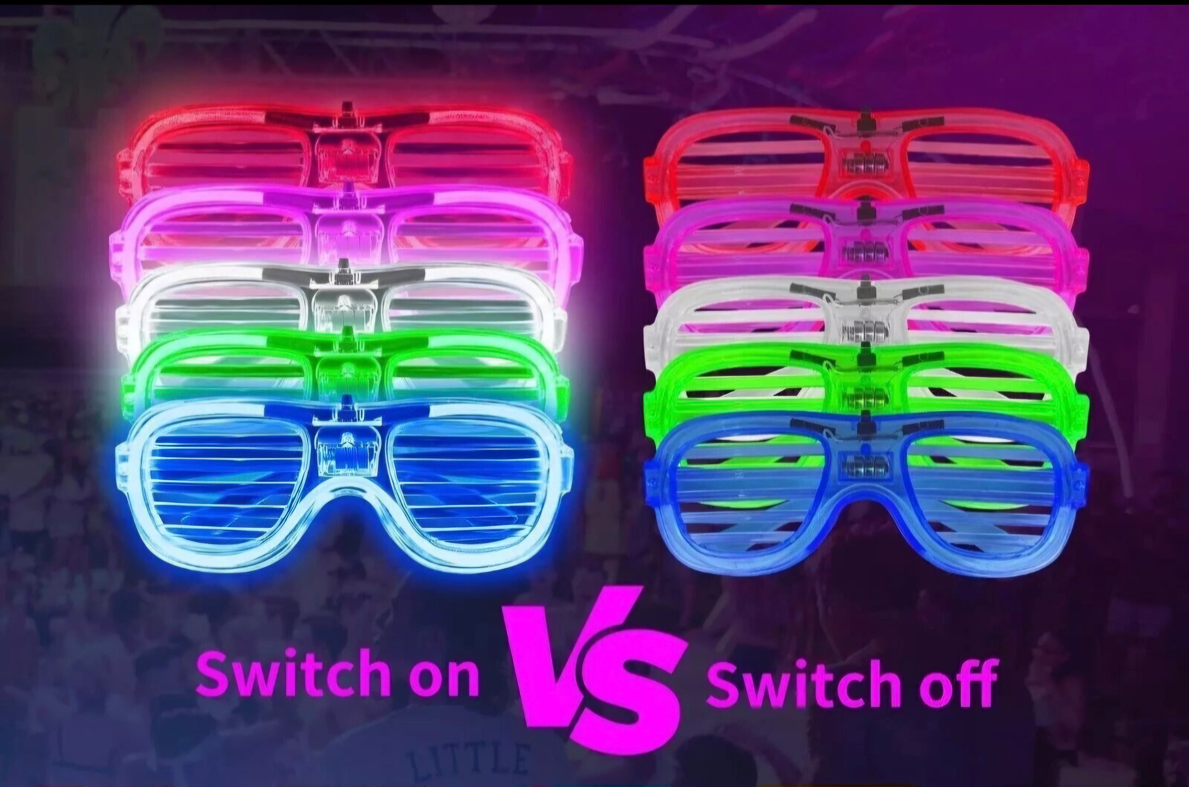 Light up glasses